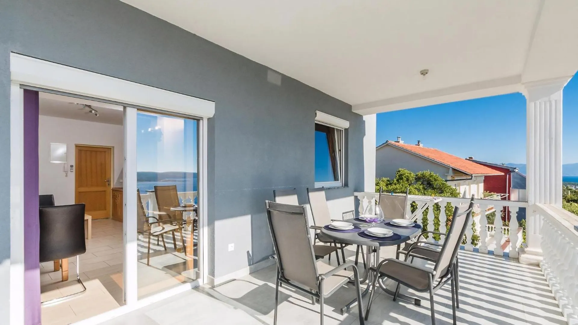 Tolle Wohnung Mit Terrasse Und Meerblick Crikvenica Daire